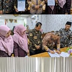 Penandatanganan Perjanjian Kinerja antara MTsN 2 Tanah Datar dan Kemenag Tanah Datar