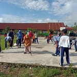 MTsN 2 Tanah Datar Gelar Gotong Royong Persiapan Adiwiyata