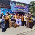 MTsN 2 Tanah Datar Salurkan Bantuan untuk Korban Bencana Alam di Malalo