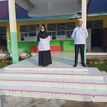 Kepala MTsN 2 Tanah Datar, Ibu Aslinda, M.Pd, Resmi Membuka Pelaksanaan Ujian Madrasah Kelas IX