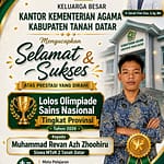 Cetak Sejarah Baru! Muhammad Revan, Murid MTsN 2 Tanah Datar Lolos ke Olimpiade Sains Nasional Tingkat Provinsi (OSP) Bidang Matematika